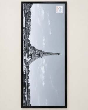 upsimples 11x27 Poster Frame, Easy Slide-In Assembly, Black, 2 Pack